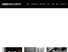 Tablet Screenshot of gmgmusicgroup.com